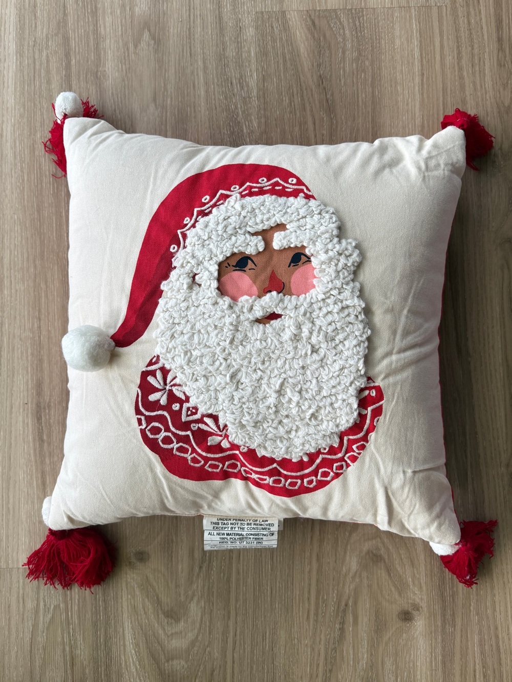 Target Santa Face Christmas Pillow